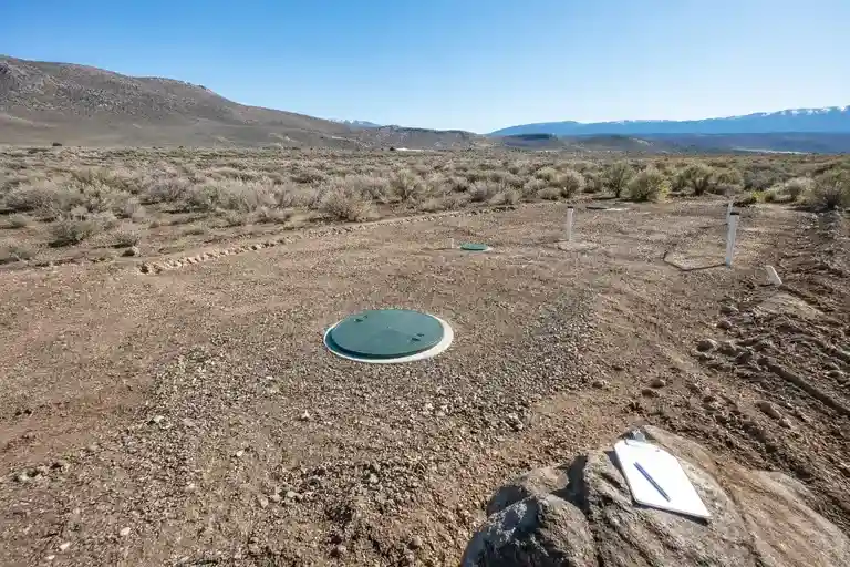 Septic system final inspection approval in Elko County Nevada