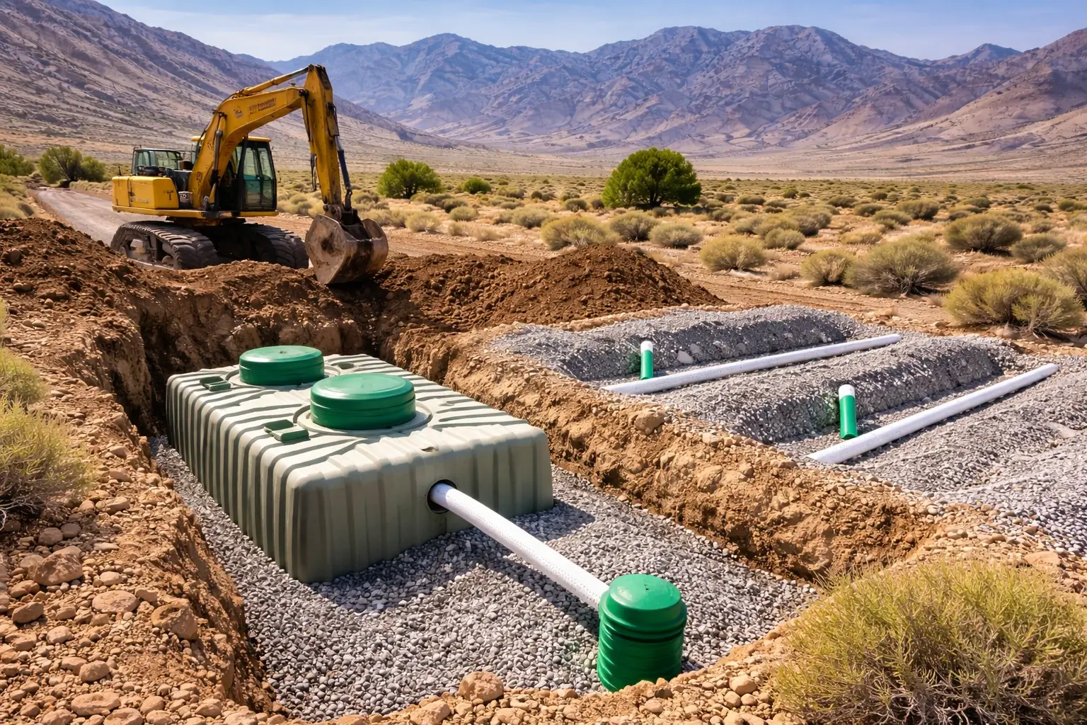 Septic system installation Elko County NV